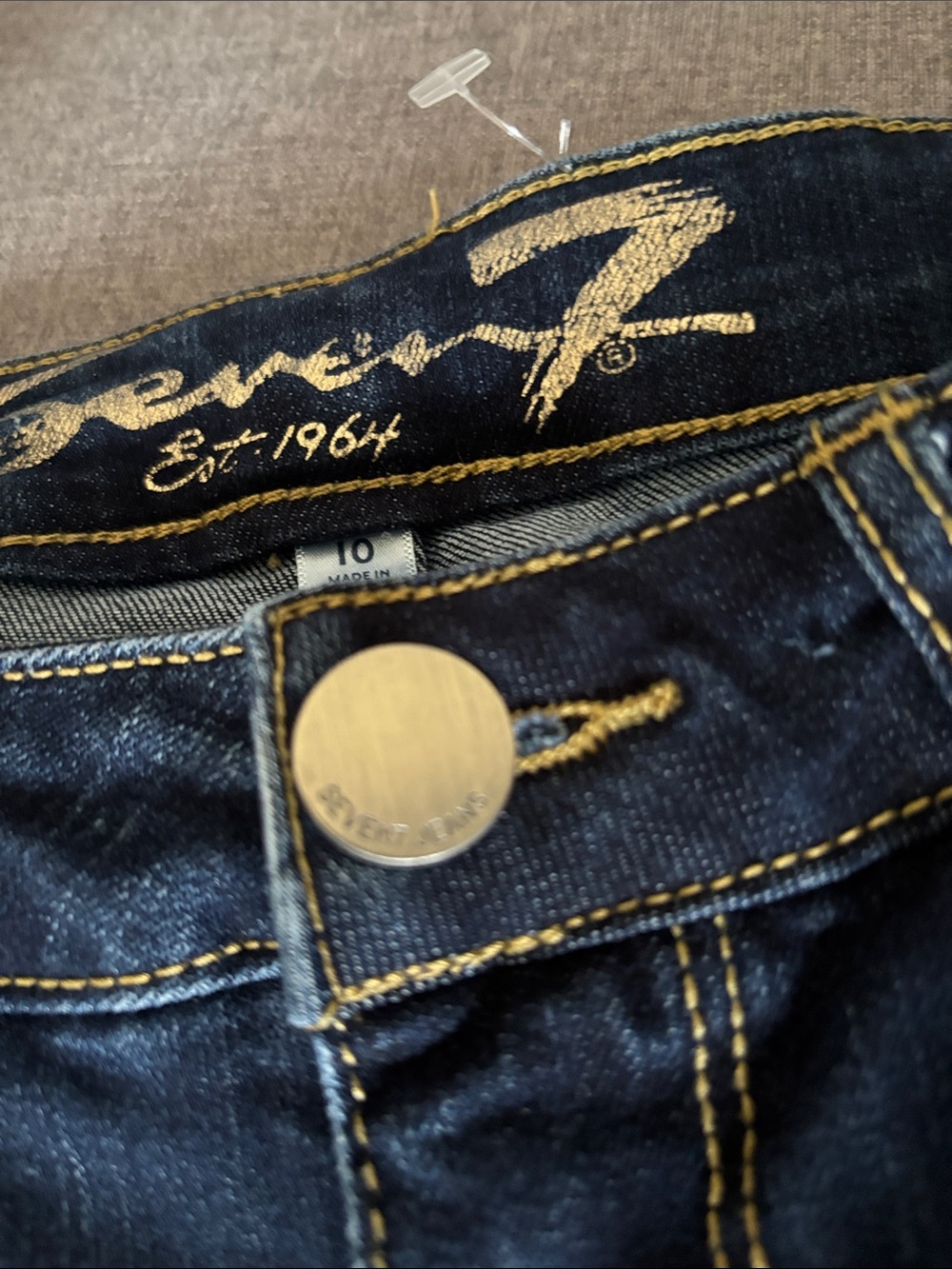 Seven7 shorts women’s size 10 blue Bermuda sunset - Picture 16 of 16